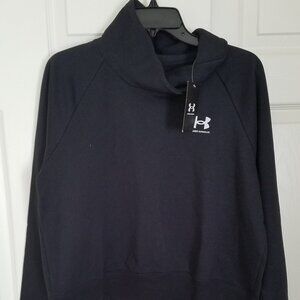 Under Armour Womens Size M  Fleece wrap neck top NWT